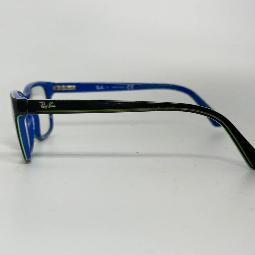 Ray Ban Kids‎ Eyeglasses RB 1536 3600 Black Blue Green Rectangular Frames 21045